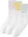 Vans Classic Check Crew Chaussettes EU 27-30 1/2 Enfants Dusty Gold