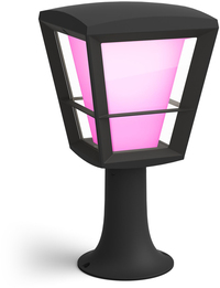 Philips Hue Econic - Smart Outdoor Pedestal Light - Black