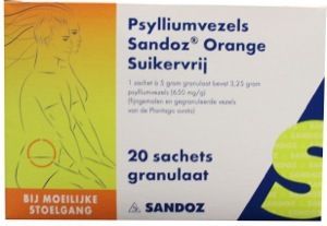 Psylliumvezels Granulaat Suikervrij - 20 Zakjes