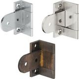 Häfele Aufschraubband NEUFORM aus Messing für stumpf aufschlagende Türen, Nickel poliert - Türdicke 15–16 mm
