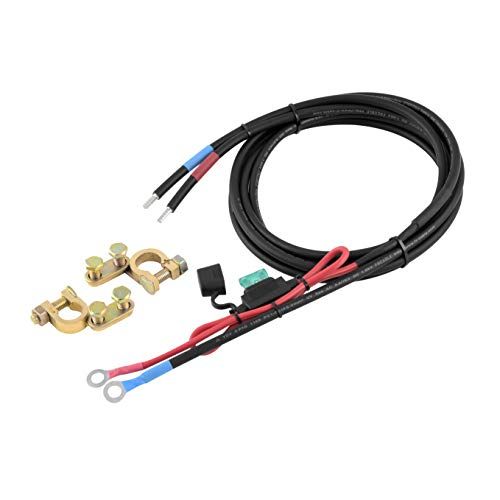 EnjoySolar Enjoy Solar® 6mm² 1,5m batterijkabel voor professionele verbinding zonne-laadregelaar en batterij met zekering en accu-poolklemmen (1,5m M8 30A zekering poolklemmen)