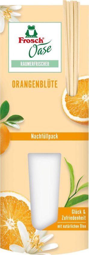 Frosch Scent Sticks kamerverfrisser navulling oranjebloesem, 90 ml