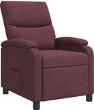 vidaXL - Recliner - Paars - Stof
