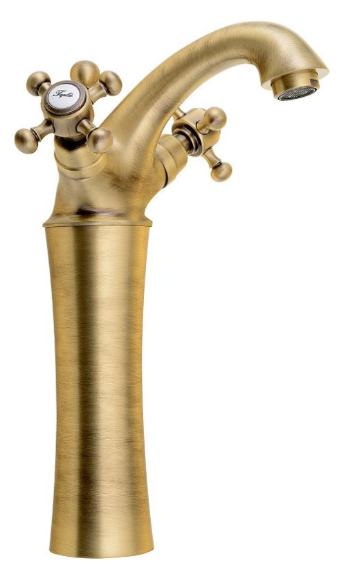 Reitano Antea wastafelmengkraan 25.5 cm brons inclusief pop-up waste