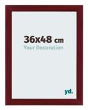 yd. Your Decoration Puzzellijst 36x48 cm Wijnrood Geveegd