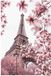 REINDERS Poster Paris in Pink - 91,5 x 61 - Papier
