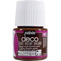 PEBEO Pébeo Verf chocolade - acryl glanzend - 45 ml
