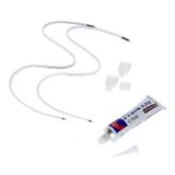 Brightium Adapterkabel 220 V AC voor ledstrips, snelle verbinding, compatibel met verschillende strips, voor binnenverlichting en decoratieve verlichting.