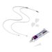 Brightium Adapterkabel 220 V AC voor ledstrips, snelle verbinding, compatibel met verschillende strips, voor binnenverlichting en decoratieve verlichting.