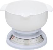 Alpina Kitchen & Home alpina Keukenweegschaal met Kom - Analoog - Wit