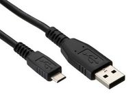 Hamlet XUMICROU150B USB-kabel USB 2.0 1,5 m USB A Micro-USB B Zwart