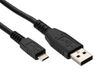 Hamlet XUMICROU150B USB-kabel USB 2.0 1,5 m USB A Micro-USB B Zwart