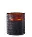 Onno RHOMBUS geurkaars, glas, bruin, L