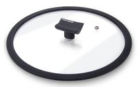 Moneta 0004124528 Deksel Rond Zwart, Transparant 28 cm