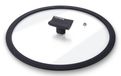 Moneta 0004124528 Deksel Rond Zwart, Transparant 28 cm