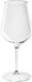 SANTEX - Verre à vin sur pied plastique transparent 47 cl