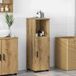 Maison Exclusive - Exclusive bathroom cabinet in solid oak, dimensions: 30 x 35 x 95 cm