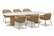 4 Seasons Outdoor Biarritz/Colorado 240x105 cm dining tuinset 7-delig Amber
