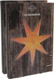Svenska Living Hit Trading B.V. Decoratie kerststerren - 2x stuks - wit - 76 cm - papier - E14 fitting