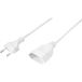 Sygonix SY-5044232 Cordon d'alimentation blanc 0,20 m H03VVH2-F 2X 0,75 mm²