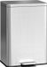 HOMCOM Poubelle - Acier inoxydable et PP - 20 l - Argent
