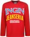 Vingino Host Jongens T-shirt Lange mouw Ronde hals Katoen Ribbon red Maat 176