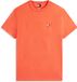 Tommy Hilfiger Tommy Jeans T-shirt Korte Mouw Katoen/Polyester Oranjerood M