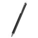 ciciglow Doek Hoofd Stylus, Aluminium Touchscreen Pen voor Samsung Tab/LG/Huawei/Xiaomi Tablet Telefoon Smartphone Touch Pen met Zachte Hoofd(zwart)