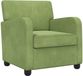 vidaXL Fauteuil Lichtgroen Fluweel