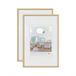 walther design New Lifestyle KV342GD Fotolijst goudkleurig, 29,7 x 42 cm, 2-delige set, kunststof
