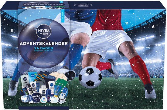 NIVEA MEN Adventskalender 2025 - Gift Set for Men with 24 Products - Christmas Gift