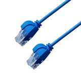SeKi Patchkabel Cat 6 Ultra Thin 0,25m lichtblauw