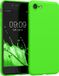 kwmobile telefoonhoesje geschikt voor Apple iPhone SE (2022) / iPhone SE (2020) / iPhone 8 / iPhone 7 - Back cover in limoengroen