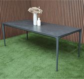 Tuinmeubelwinkel Tuintafel Vienna Antraciet 200cm Dining Eettafel