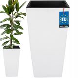KOTARBAU Luxe Witte Plantenbak met Inzetstuk 32,5x61cm
