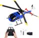 Vevor RC-Helikopter, 2,4 GHz Afstandsbedieningshelikopter met Enkele Propeller en 6-Assige Gyroscoop, 4-Kanaals RC-Vliegtuig voor Beginners, LED-Licht en Opstijgen/Landen met Één Knop, voor Kinderen Vanaf 8 Jaar