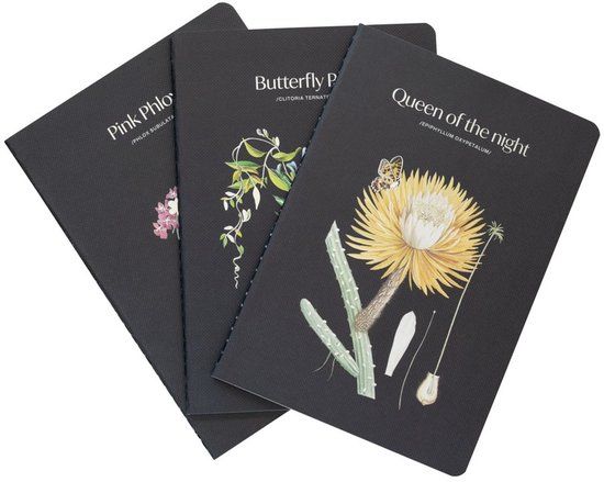 Grupo Erik Sleepless Garden A5 Notitieboek Set - 3 Stuks