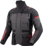 Rebelhorn Cubby 5 Heren Motorjas Donkergrijs/Zwart/Rood 2XL