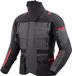 Rebelhorn Cubby 5 Heren Motorjas Donkergrijs/Zwart/Rood 2XL