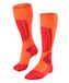FALKE SK5 Expert Women warm dun zijde functioneel materiaal skisokken dames orange - maat 39-40