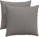 vidaXL Zitkussens 2 stuks Stof Taupe 50 x 50 cm