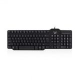 Ewent EW3251 Medisch Toetsenbord USB Italiaans Zwart