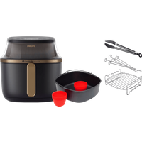 Philips Airfryer XL 3000 Serie NA332/00 + Dubbellaagse kookset + Bakmeesterset