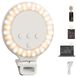 NEEWER 3.8 inch Ring Licht, 3W Clip op Telefoon Selfie Verlichting