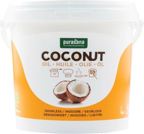 Purasana Kokosolie Ontgeurd Bio 2000 ml
