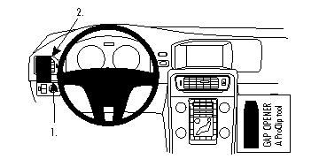 Brodit ProClip - 804525 - Zwart