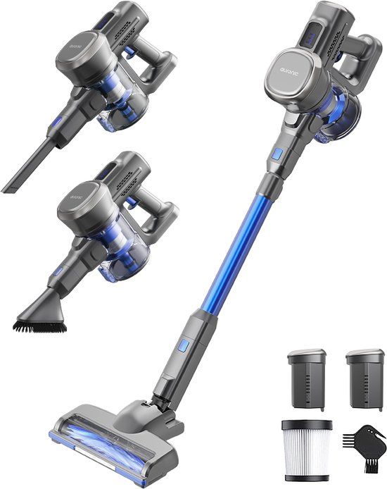 Auronic AU3205 - Grijs/Blauw - Extra Batterij