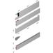 BLUM REVEGO duo pocket rail set lengte 675 mm, rechts
