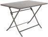 Hespéride Greensboro Tonka Tuintafel, inklapbaar, rechthoekig, 4-zits, versterkt roestvrij staal, meubels voor tuin, balkon, terras