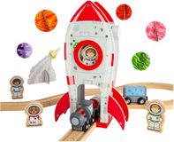Bigjigs Houten Rails - Raket